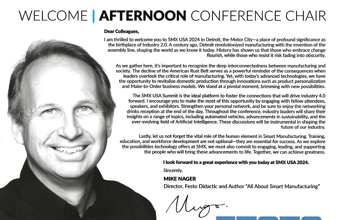 Afternoon Program Afternoon Program